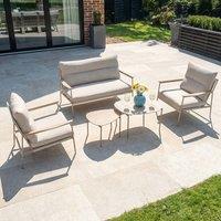 More4Homes Aruba Garden 4 Seater Outdoor Sofa Set in Beige
