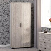Seconique Oliver 2 Door Wardrobe in Light Oak