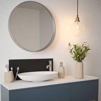 Splashback Matt Black Toughened Glass Bathroom s 250mm x 500mm x 4mm