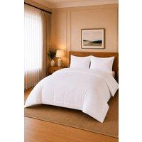 Pamposh 800 Thread Count Cotton Sateen Duvet Cover Sets Embroidered in White | Size: Single