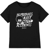Bob Ross Happy Accidents Kids T-Shirt, Black | Size: 3-4 Years