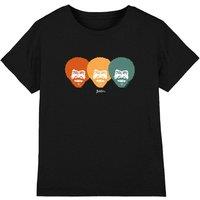 Bob Ross Traffic Light Kids T-Shirt, Black | Size: 3-4 Years