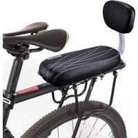 SPETLEK Bicycle Rear Seat Bike Padded Seat Cushion in Black | Size: 0-12 m