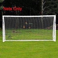 SPETLEK 3x2M Soccer Goal Net Football Replacement Net in White | Size: 0-12 m