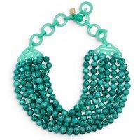 Michael Nash Jewelery Women's Juliette Multi Strand Turquoise Resin Necklace