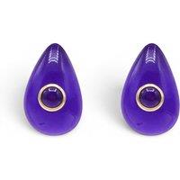 Michael Nash Jewelery Women's Rosamund Amethyst Resin Pierced Earrings