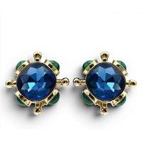 Michael Nash Jewelery Women's Monica Sapphire & Malachite Sputnik Earrings