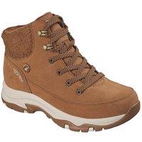Skechers Women's Trego Snow Breeze Winter Boot in Light Brown | Size: 8
