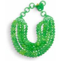 Michael Nash Jewelery Women's Juliette Multi Strand Jade Resin Necklace