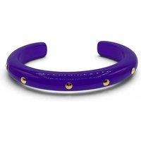 Michael Nash Jewelery Women's Sonia Purple Resin Gold Studded Small Cuff