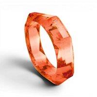 Michael Nash Jewelery Women's Susanna Orange Faceted Acrylic Bangle