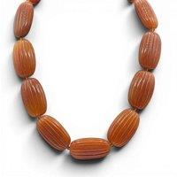Michael Nash Jewelery Women's Renata Large Amber Resin Bead Choker