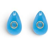 Michael Nash Jewelery Women's Rosamund Turquoise Resin Pierced Earrings