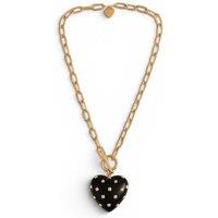 Michael Nash Jewelery Women's Celestine Black Resin Heart Pendant