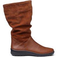 Hotter Women's Wide Fit 'Mystery' Boots in Tan | Size: 5