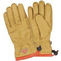 Sealskinz Women's Waterproof Leather Hiking Gloves with Fusion Control & Women in Beige | Size: XL