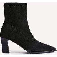 Linzi Women's Blaze Black Faux Suede Sock Ankle Boot | Size: 5-Standard Fit
