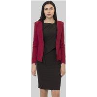 LBV Fashion Women's Petite Nokara Jacket in Wine | Size: 12