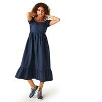 Regatta Women's Emilrah Tiered Midi Dress in Navy | Size: 8