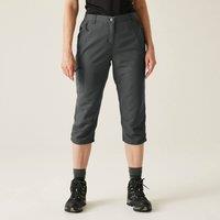 Regatta Women's Chaska v3 Capri Trousers in Grey | Size: 8
