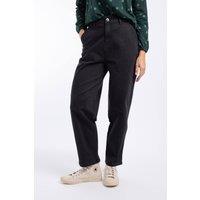 Weird Fish Women's Beryl Barrell Jeans in Black | Size: 8