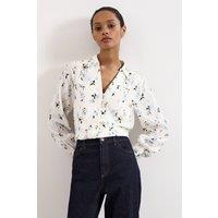 Phase Eight Women's Isadora Collared Blouse in Off-White | Size: 12