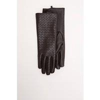 Phase Eight Women's Leather Gloves in Dark Brown | Size: Medium/Large