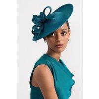 Phase Eight Women's Twist Shantung Disc Fascinator in Teal