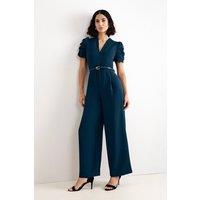 Phase Eight Women's Natasha Jumpsuit in Teal | Size: 20