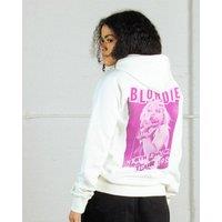Supacult Women's Blondie Pink Music Hoodie in White | Size: XL