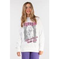 Supacult Women's Blondie North American Tour Music Sweatshirt in White | Size: Medium