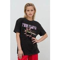 Supacult Women's Pink Floyd Dark Side Music T-Shirt in Black | Size: Medium