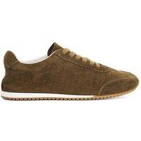 Dune London Women's 'Elora' Suede Trainers in Green | Size: 4