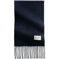 Marc O Polo Women's Scarf Pack of 1 - Scarf Woven Wool Long Fringes in Dark Blue