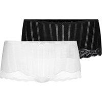 CALIDA Women's Slip Pack of 2 - Panty Etude Toujours Low Cut 2P in Off-White | Size: Medium