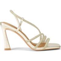 KG Kurt Geiger Women's 'Sweetie Sandal Gem' Heels in Gold | Size: 7