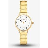 Sekonda Women's Easy Reader Gold Expandable Watch 30132 in White
