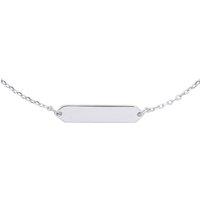 Jewelco London Women's 925 Sterling Silver Cable Link ID Bracelet 6.5 + 1 inch