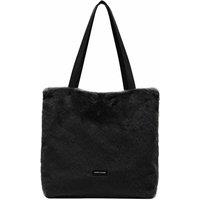 Every Other Women's Frou Faux Fur Tote Bag in Black