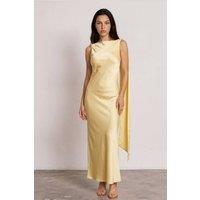 TFNC London Women's Katisha Yellow Maxi Dress | Size: 16