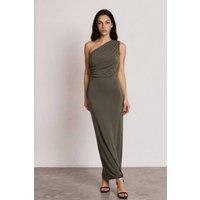 TFNC London Women's Jodh Olive Maxi Dress in Green | Size: 10