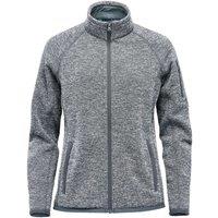 Stormtech Women's Avalanche Pure Earth Full Zip Fleece Jacket in Light Grey | Size: Medium
