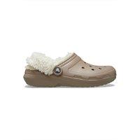 Crocs Women's Classic Lined Clog Mushroom in Brown | Size: 7