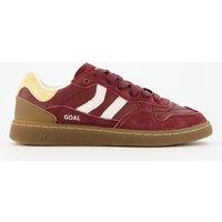 Coolway Women's Goal Low Top Trainers Burgundy | Size: 39