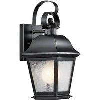 Netlighting Mount Vernon Small Wall Lantern Black IP44