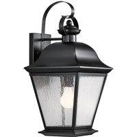 Netlighting Mount Vernon Large Wall Lantern Black IP44