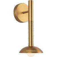Netlighting Arden Integrated LED Wall Light Brushed Gold 3000K