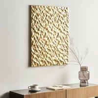Wyld and Coco Gold Iron Wall Decor Hanging Accent Piece