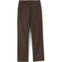 Lands' End Men's Travel Kit Comfort Waist Straight Fit Chino Trousers in Bronze | Size: 36L