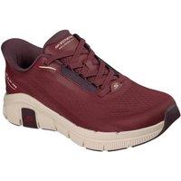 Skechers Men's Relaxed Fit Flex Zayder Trainer in Burgundy | Size: 12